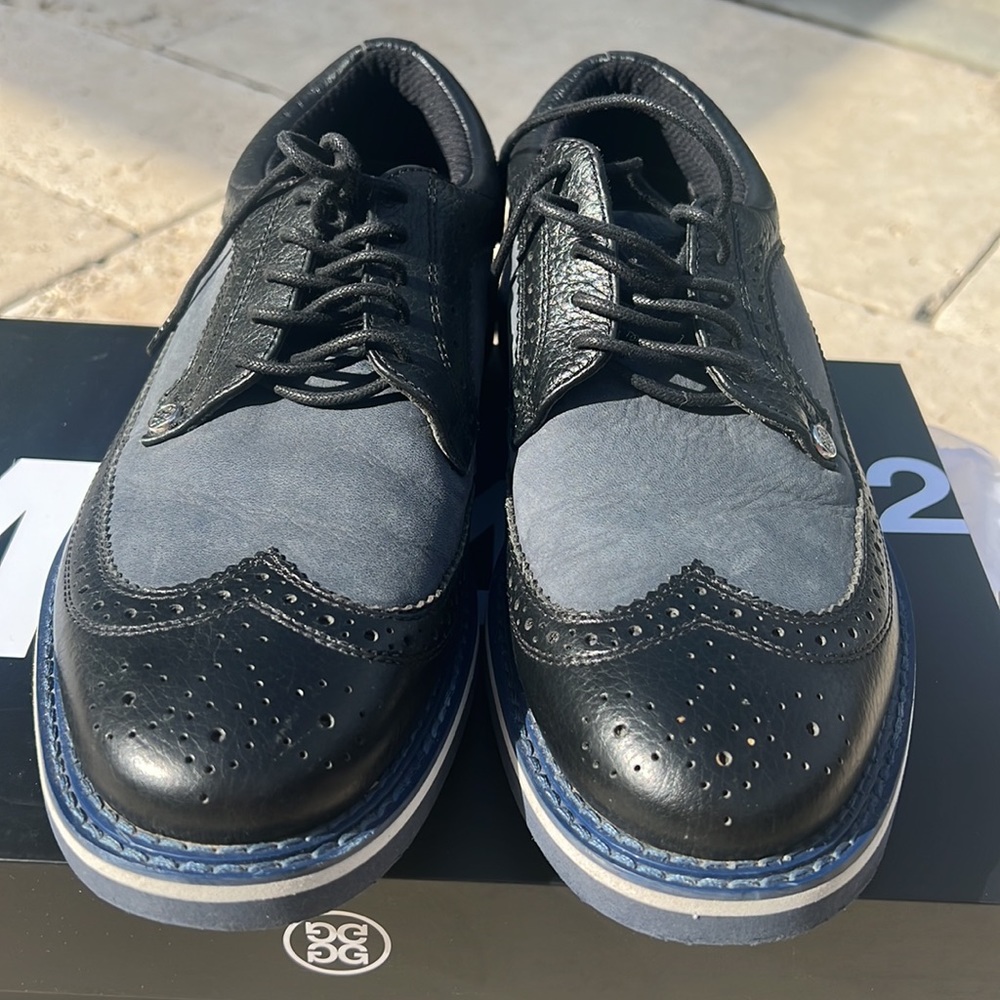 G/FORE Wing Tip Gallivanter Leather Golf Shoe Mens Size 8.5